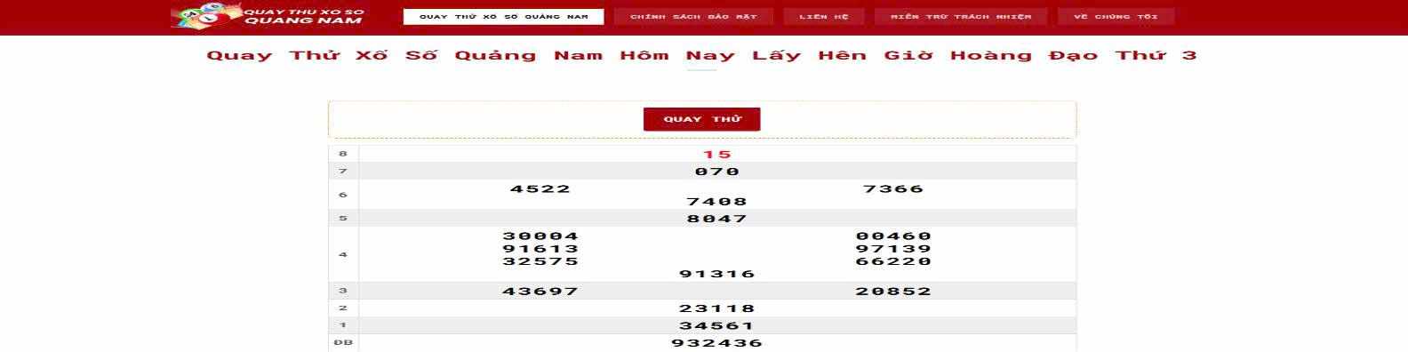 Quay Thử Xổ Số Quảng Nam - Quay Thử XSQNM Hôm Nay Lấy Hên