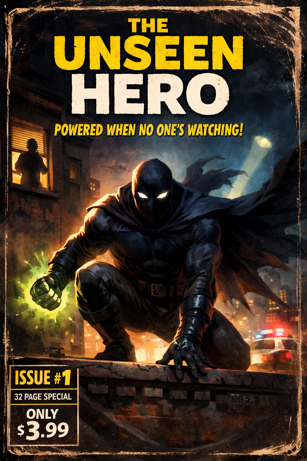 A superhero whose power only works when no one is watching