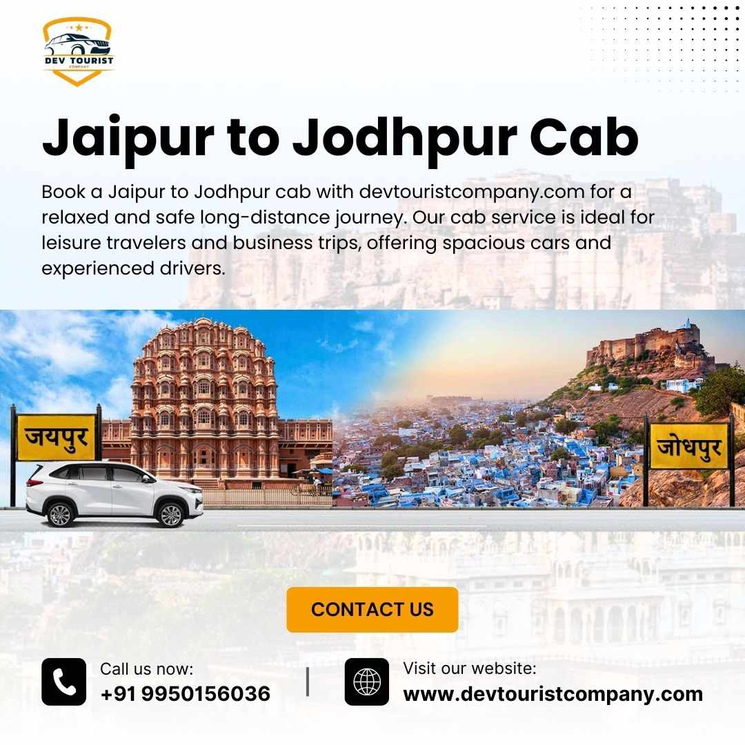 Jaipur to Jodhpur Cab Booking at Low Cost | devtouristcompany.com