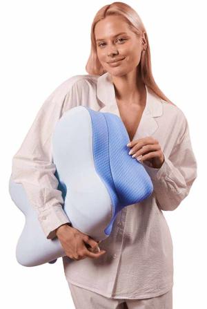 Derila Ergo Pillow Benefits: Cooling Ergonomic Pillow for Side, Back & Stomach Sleepers