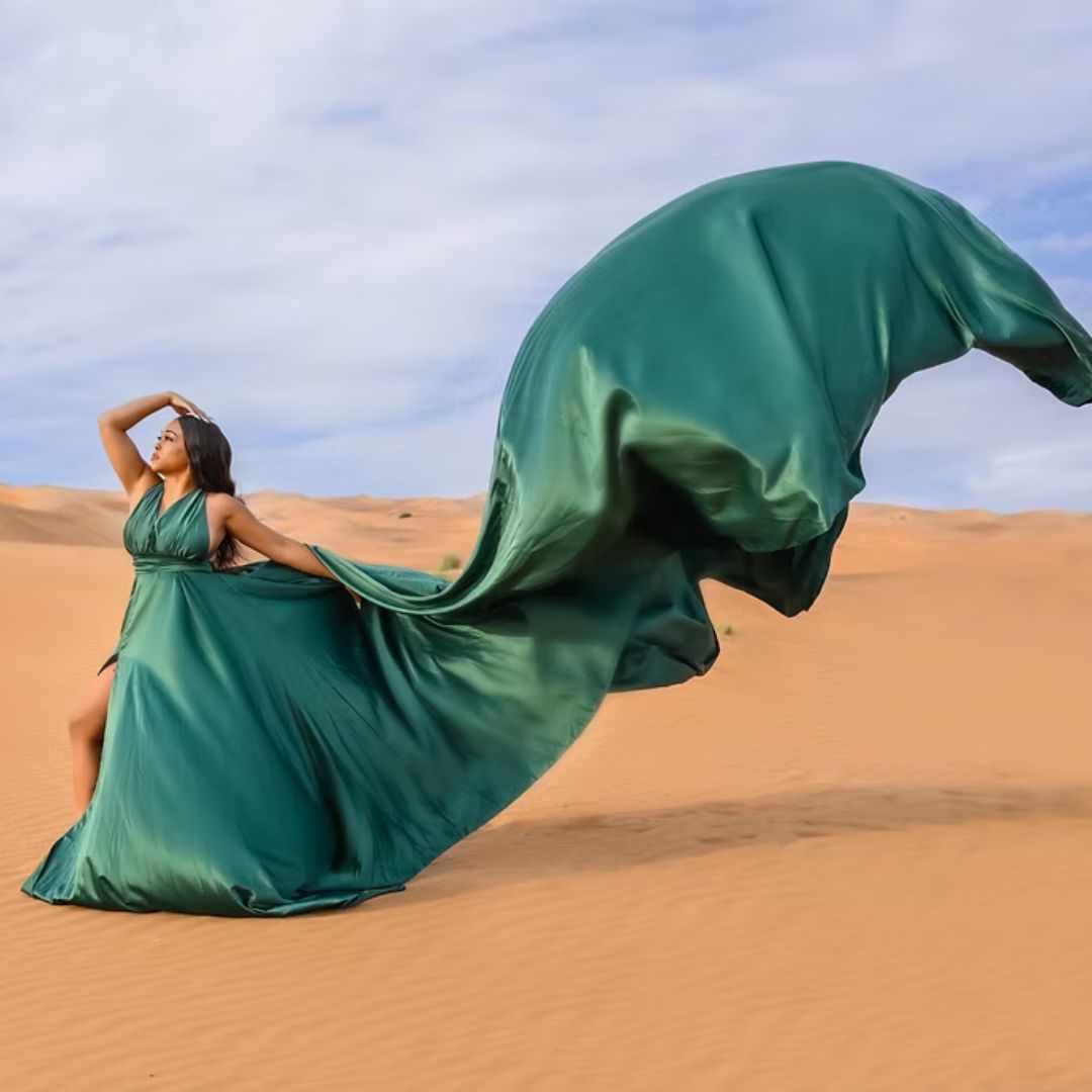 Dubai Dress Photo shoot: Capturing Timeless Memories in the Desert