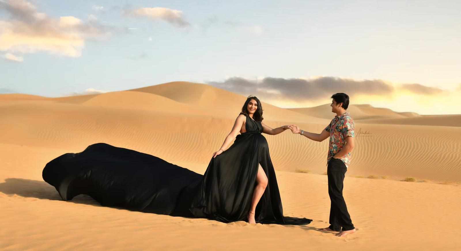 From Desert Winds to Iconic Shots: Dubai Flying Dress Photoshoot Guide