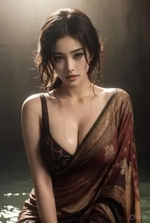 Not so accidental down blouse view leads to unexpected fun with new couple