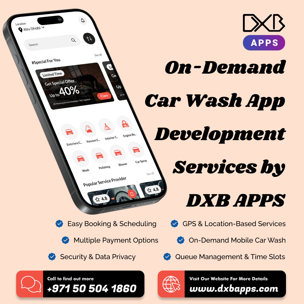 Choose DXB APPS – Leading Company for mobile app development Abu Dhabi