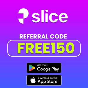 Slice invite code "FREE150" logo