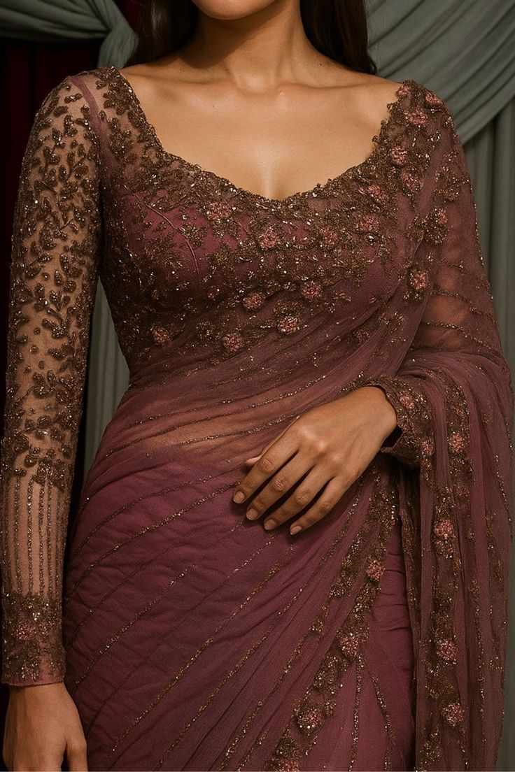 Heavy Embroidery Saree: Grand Luxury, Intricate Craftsmanship, and Statement Elegance by Gulbhahar