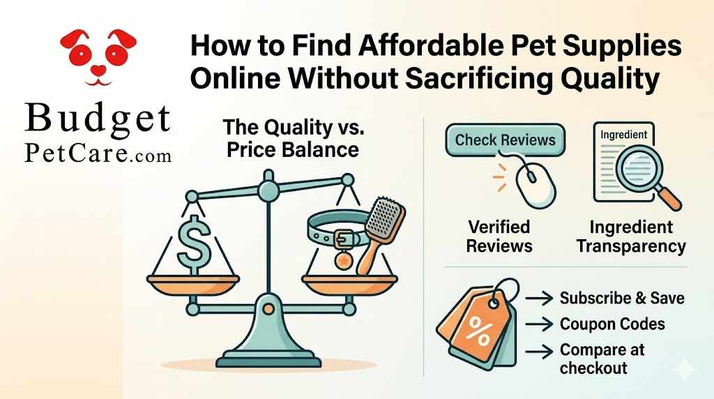 Save Money on Pet Supplies Online While Keeping Quality High