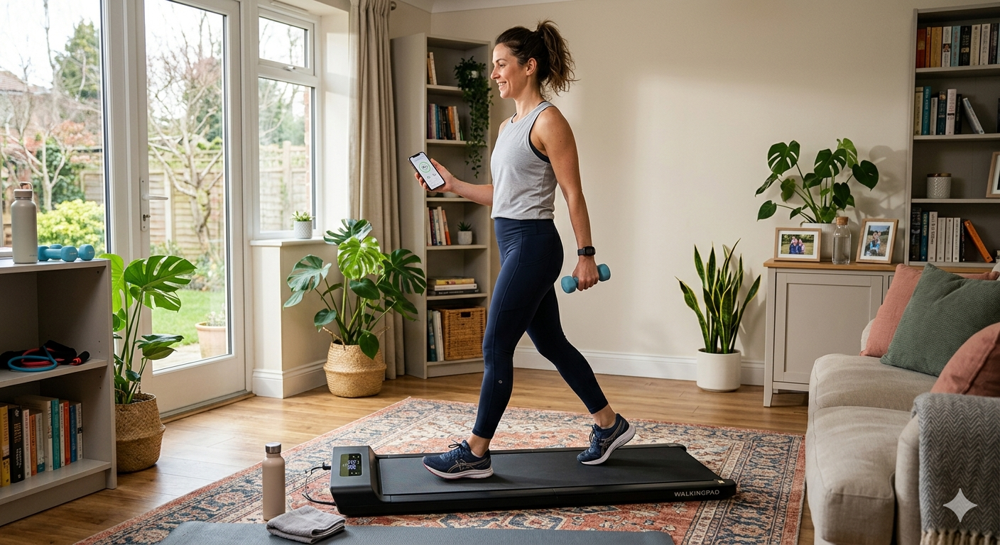 How to Lose Weight at Home Using a Walking Pad