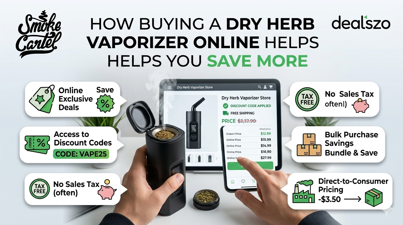 How Buying a Dry Herb Vaporizer Online Helps You Save More