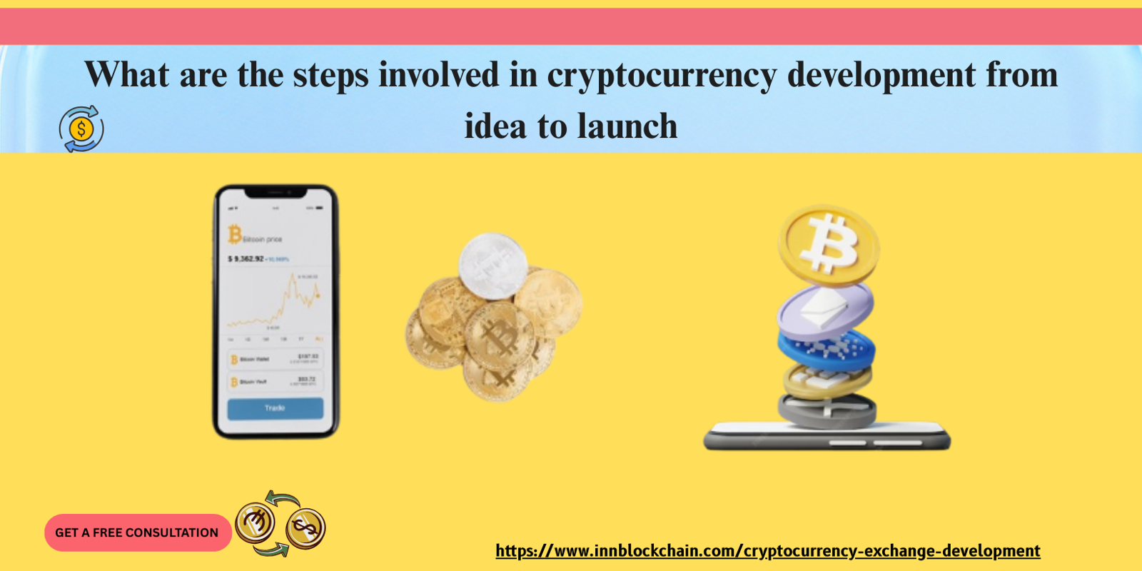 What are the steps involved in cryptocurrency development from idea to launch