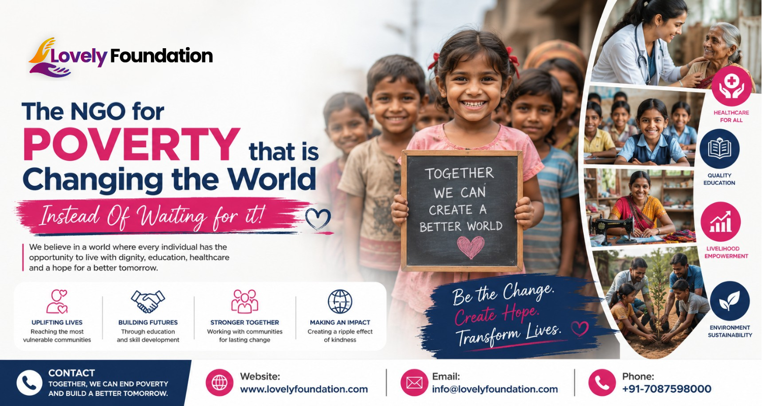 The NGO for Poverty that is Changing the World Instead Of Waiting for it!