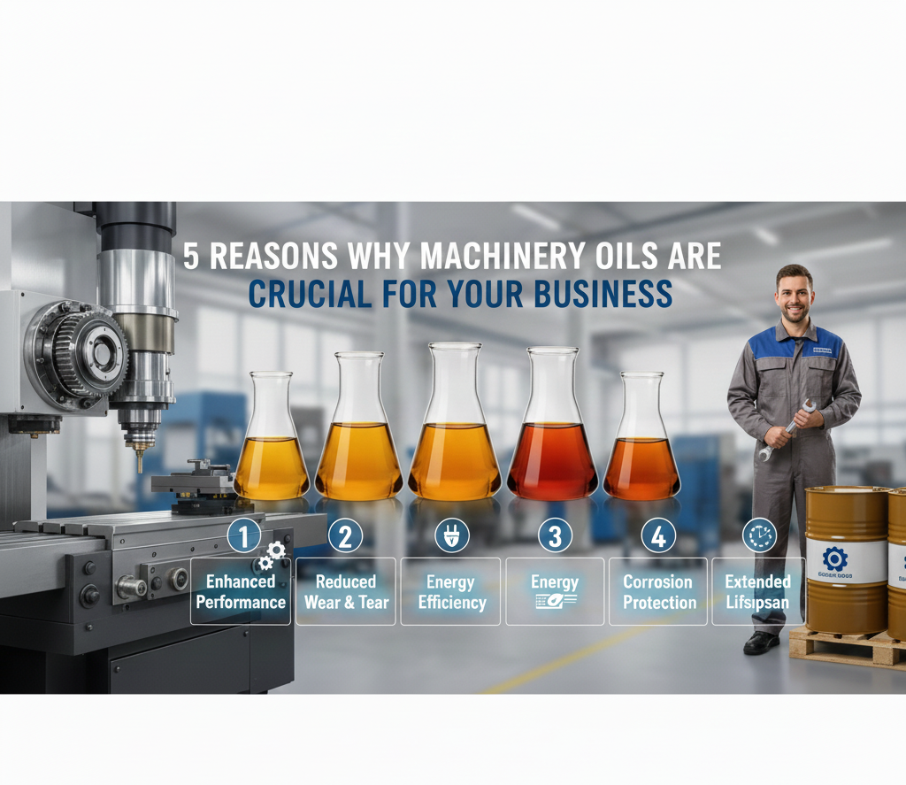 5 Reasons Why Machinery Oils Are Essential For Your Business