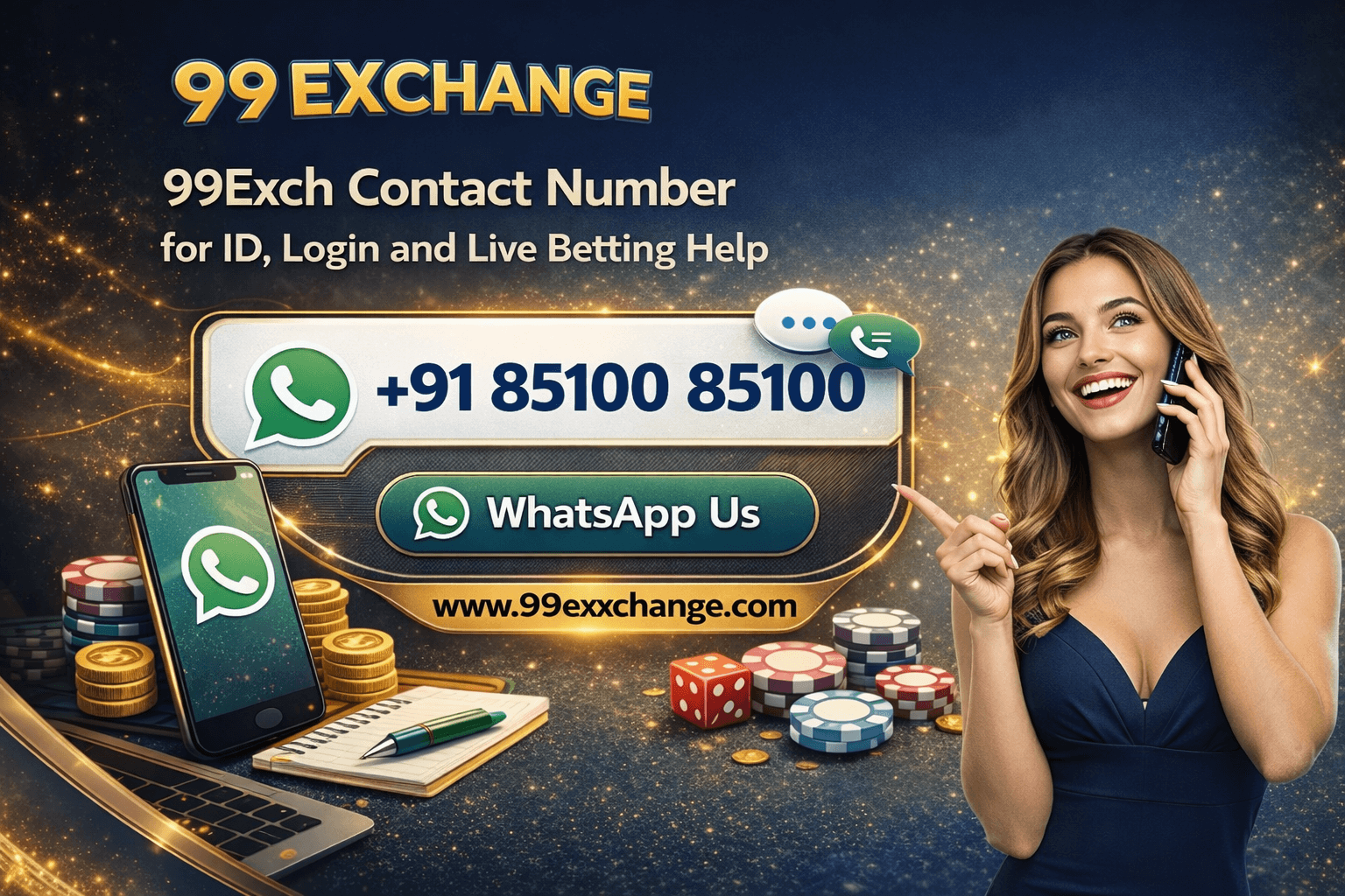 99Exch Contact Number for ID, Login and Live Betting Help