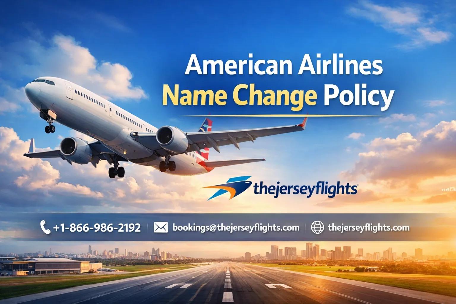 American Airlines Passenger Name Change Policy 2026 | TheJerseyFlight
