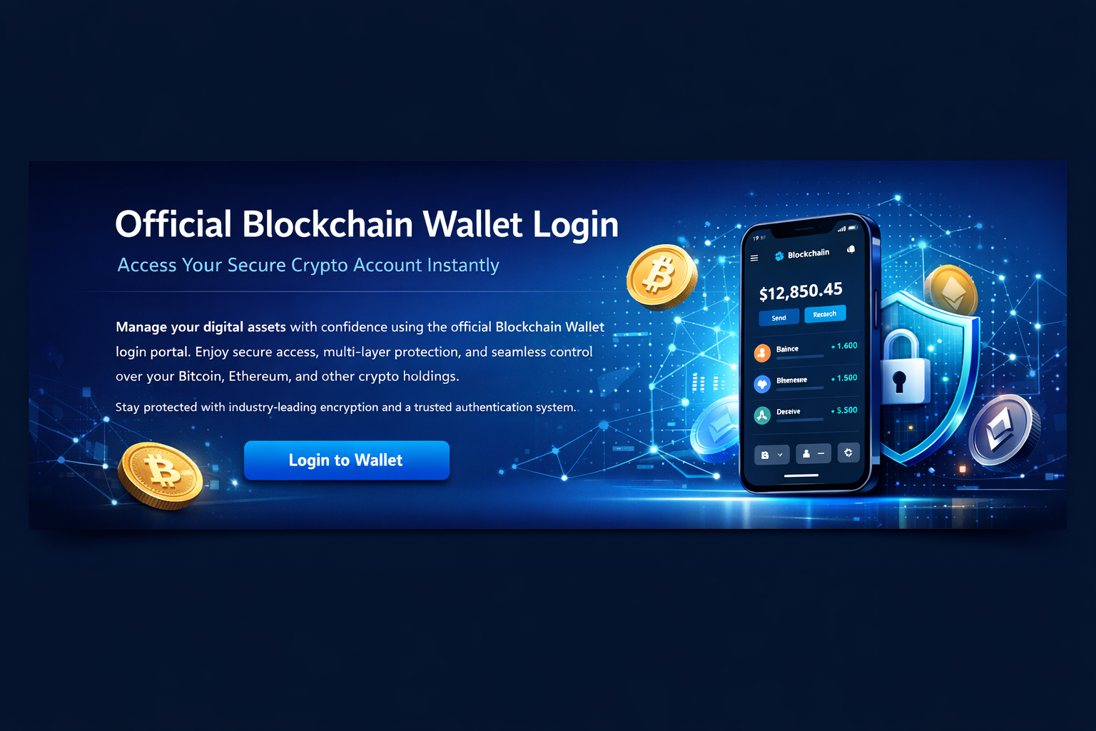 Blockchain Login to Your Account