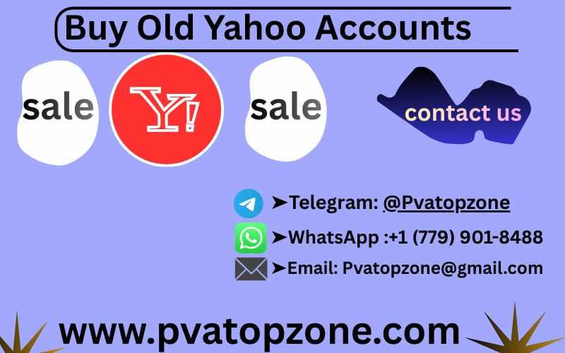 Buying Old Yahoo accounts In USA …The Ultimate Guide to