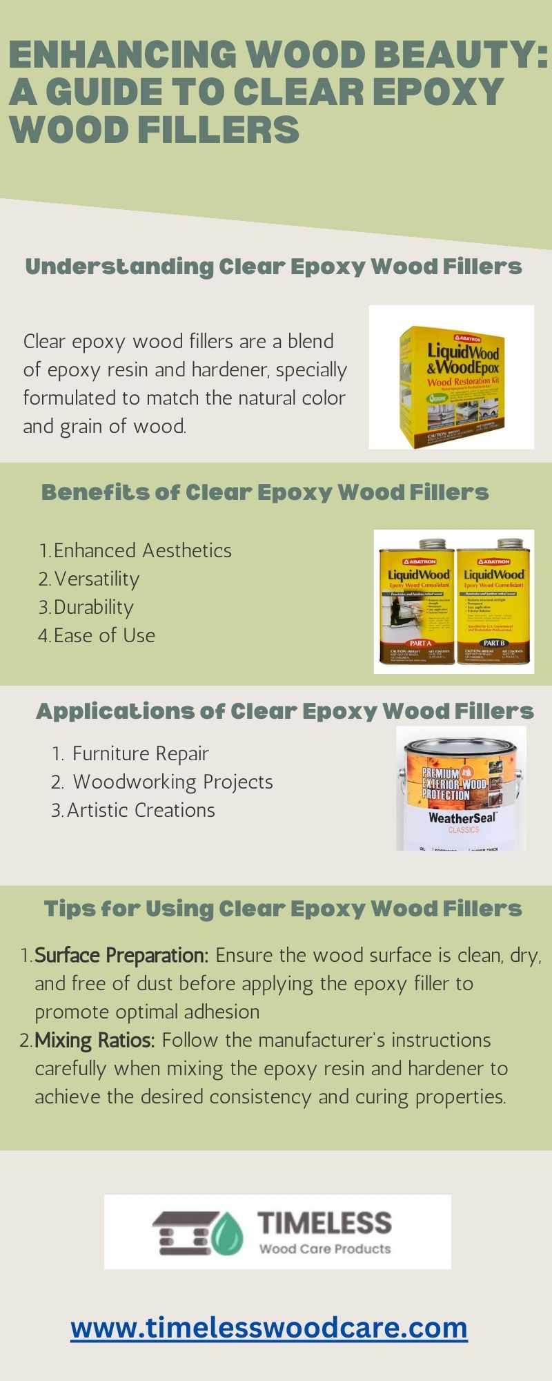 Enhancing Wood Beauty A Guide to Clear Epoxy Wood Fillers