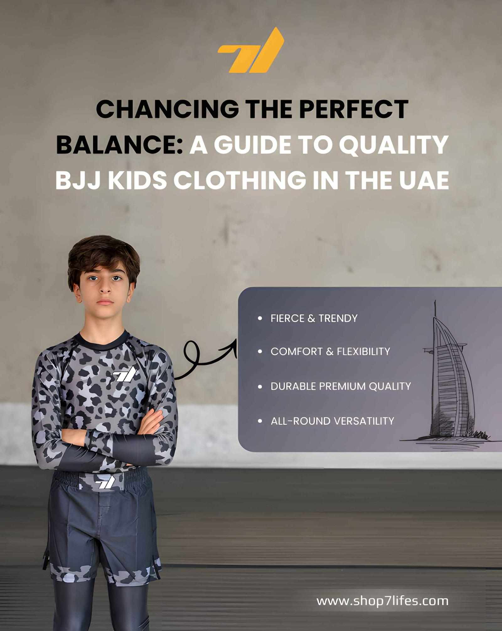 Chancing the Perfect Balance A Guide to Quality BJJ Kids Clothing in the UAE