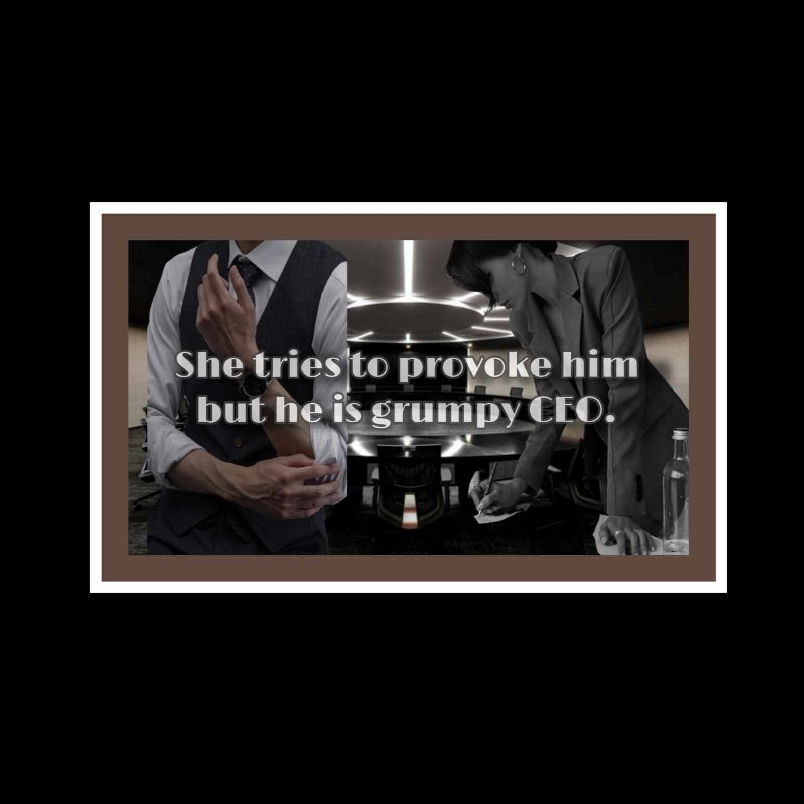 ONESHOT-1 [She tries to provoke him but he is grumpy CEO].