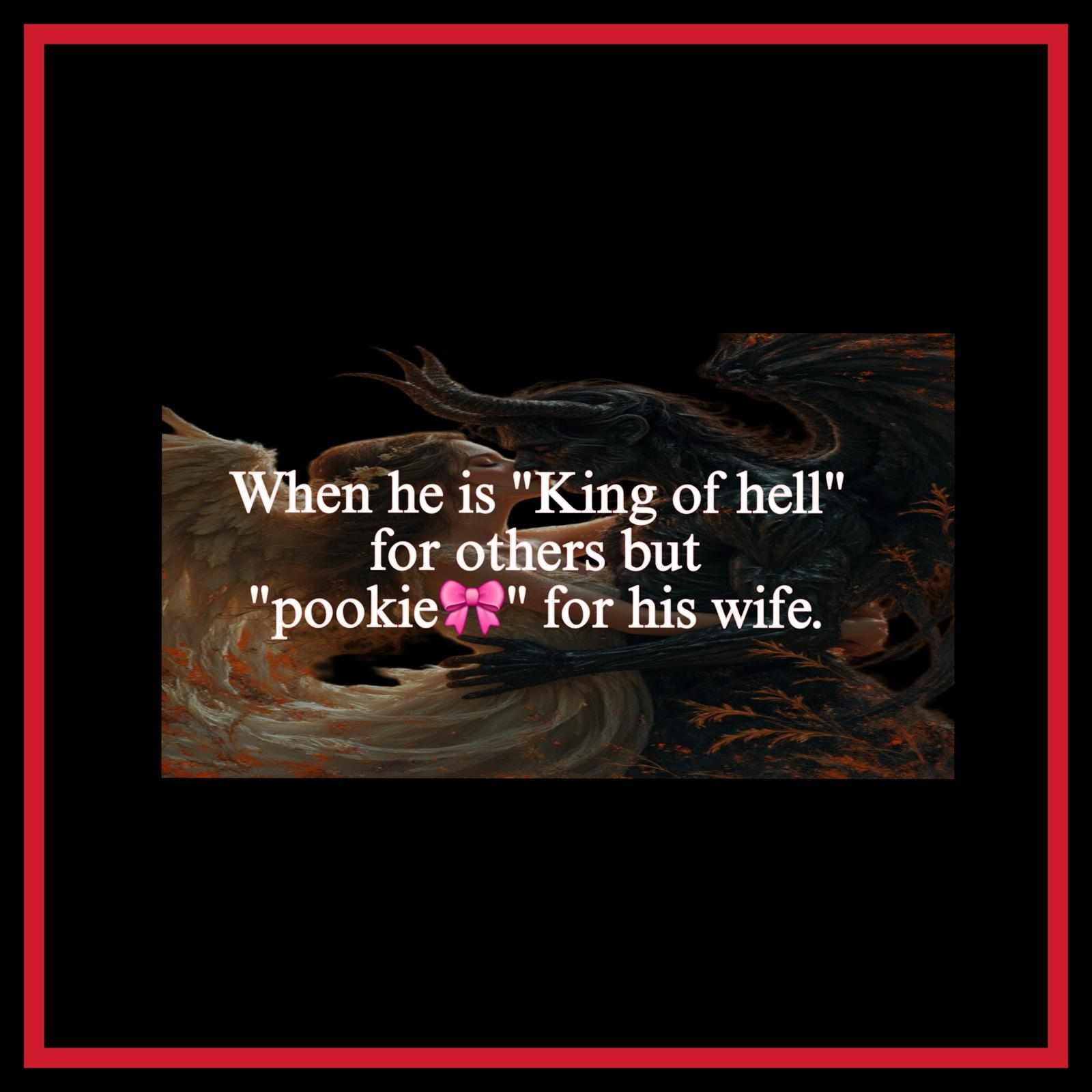 ONESHOT-3 [When he is "King of hell" for others but "Pookie🎀" for his wife]