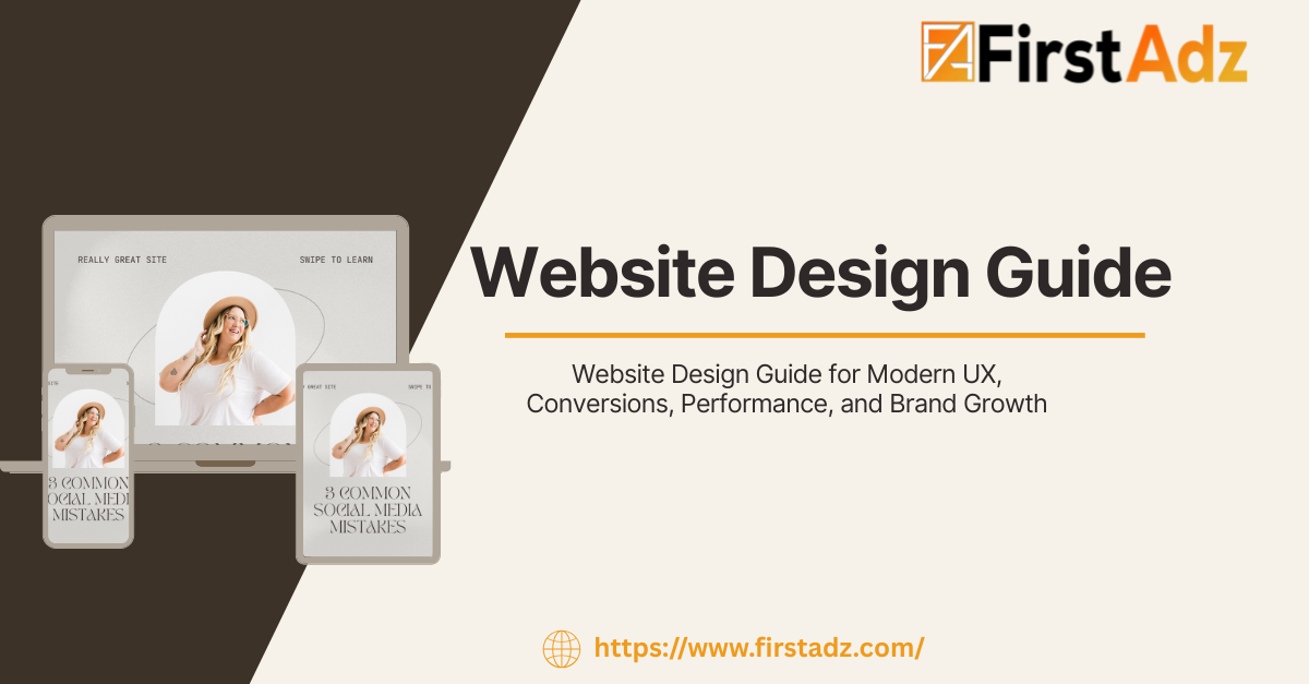 Website Design Guide for Modern UX, Conversions, Performance, and Brand Growth