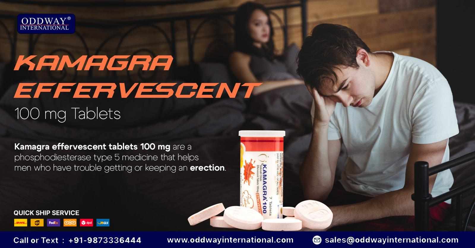 Buy Kamagra Effervescent Online Tablets 100mg – Oddway