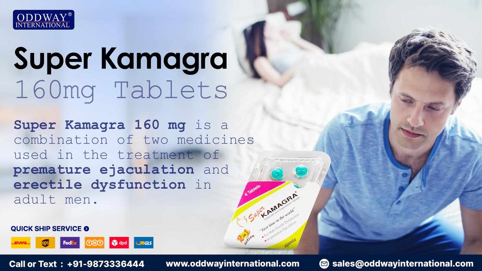 Super Kamagra 160mg Information for Medicine Suppliers