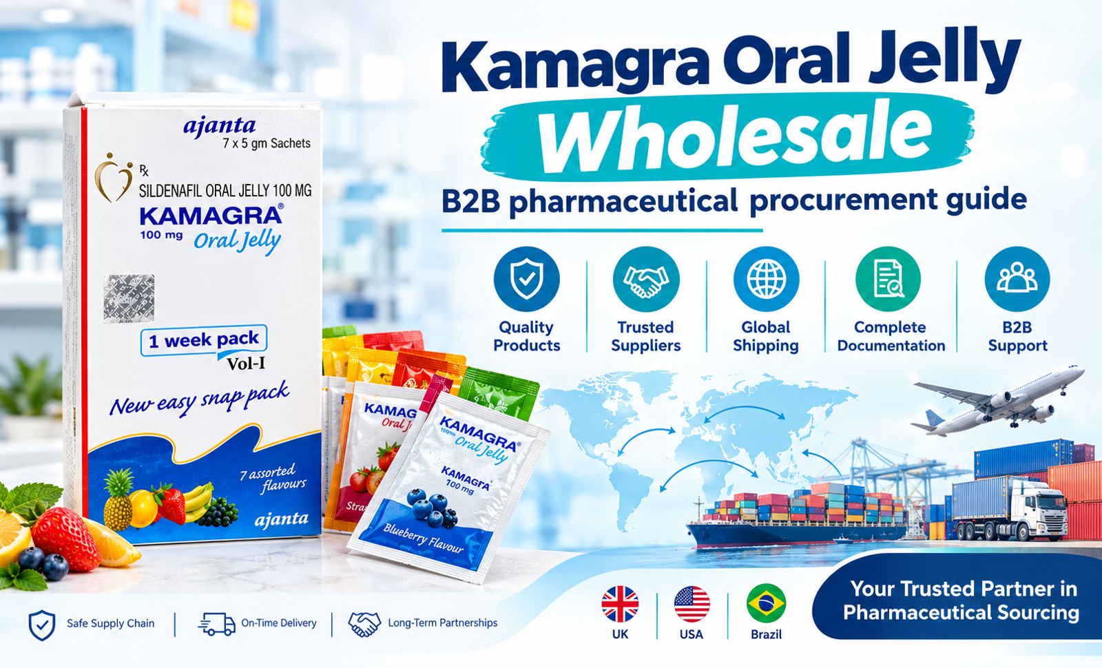 Kamagra Oral Jelly Wholesale: B2B Buyer Guide
