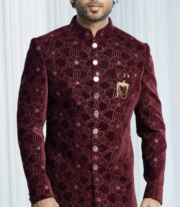 He looks powerful, controlled, intimidatingly elegant