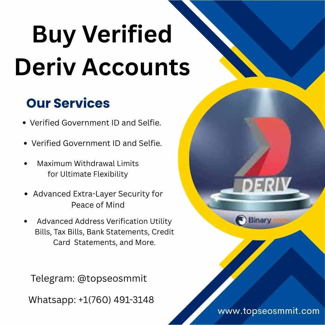 #12 Buy Verified Deriv Accounts: The Best Online Trading Platform 2026