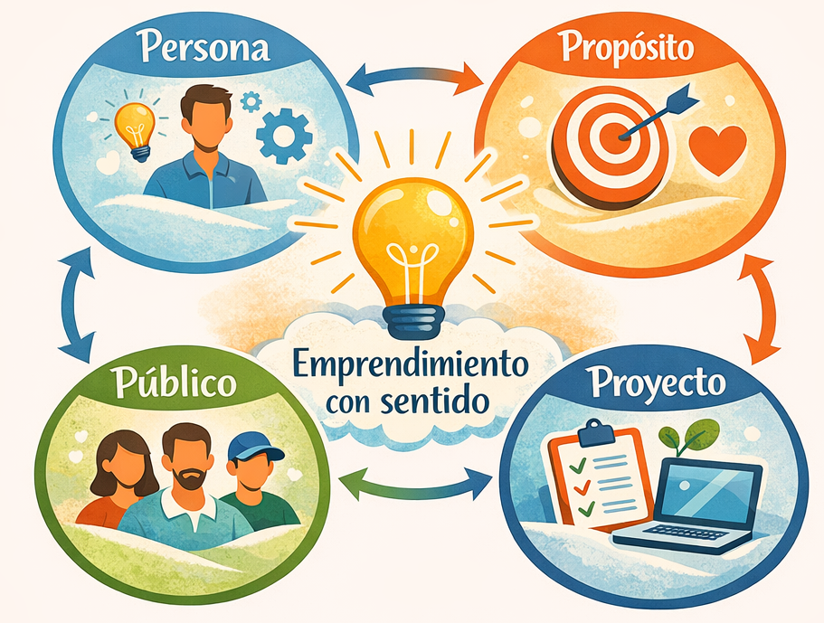 CONEXIÓN DEL PÚBLICO Y EL PROYECTO CON LA PERSONA Y EL PROPÓSITO.