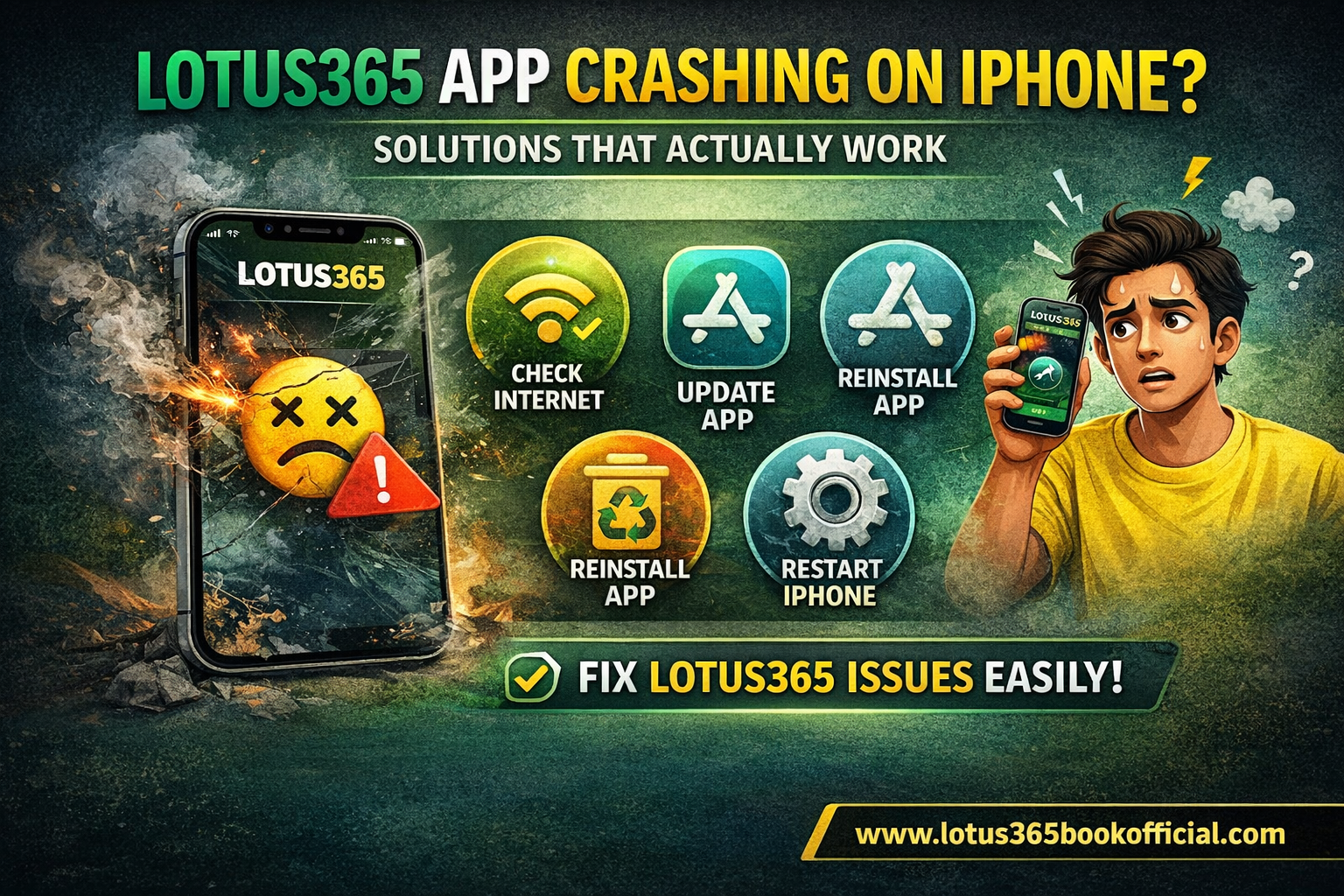Lotus365 App Crashing on iPhone – Solutions That Actually Work
