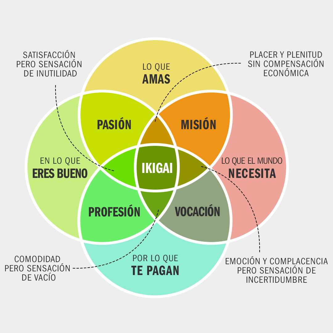 Análisis preliminar sobre mi propósito de vida (MÉTODO IKIGAI)