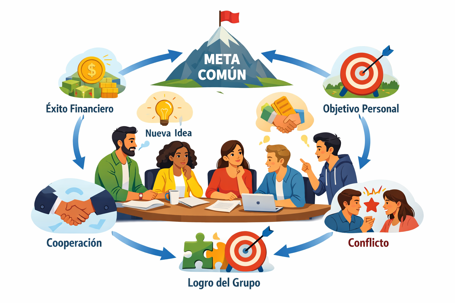 Importancia de los motivos y objetivos individuales en la dinámica grupal
