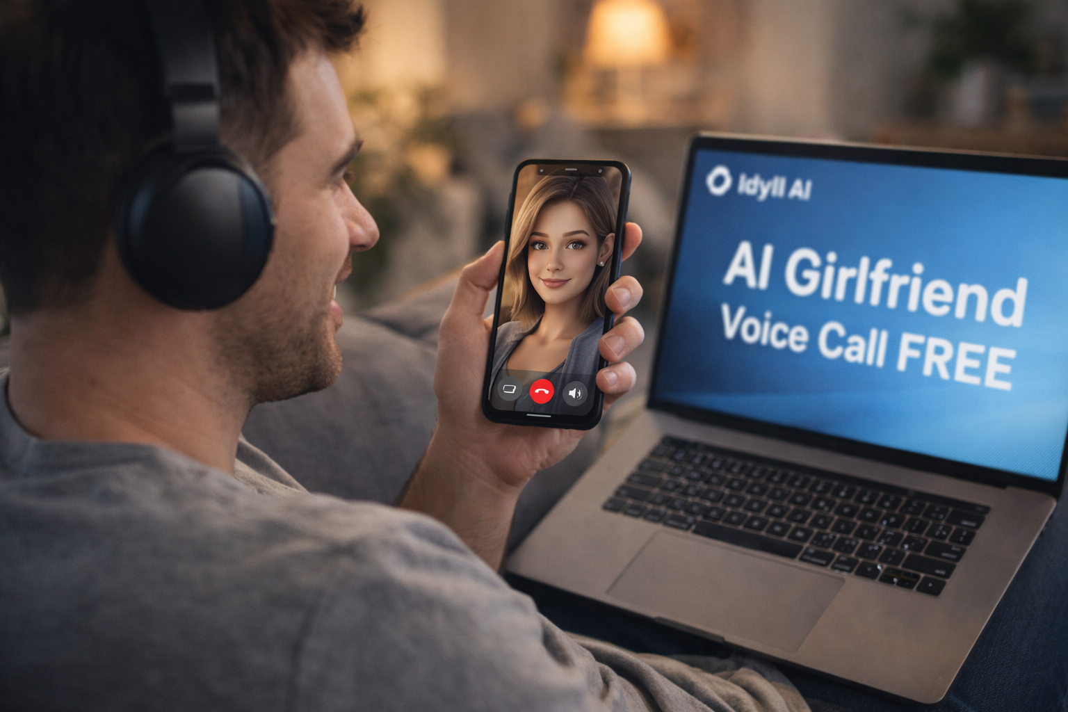 Idyll AI – The Future of Connection with an AI Girlfriend Voice Chat App