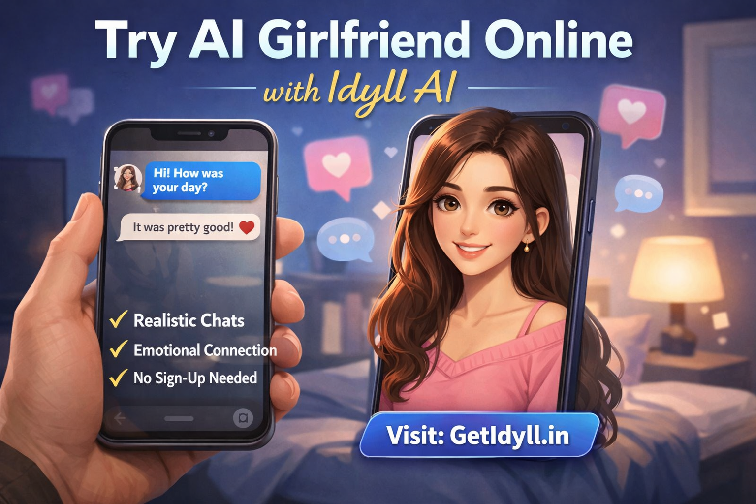 AI Girlfriend Free Messages on Idyll AI: A New Way to Connect Digitally