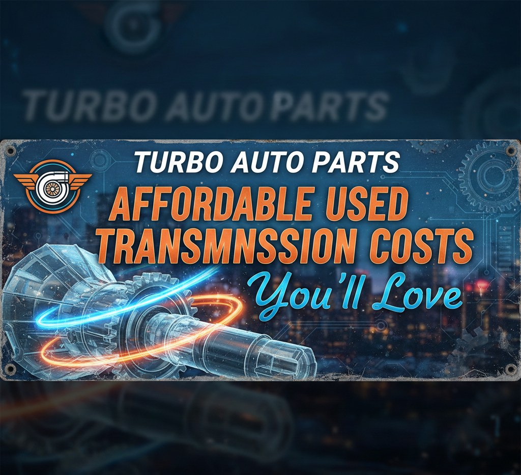 Turbo Auto Parts: Affordable Used Transmission Costs You’ll Love