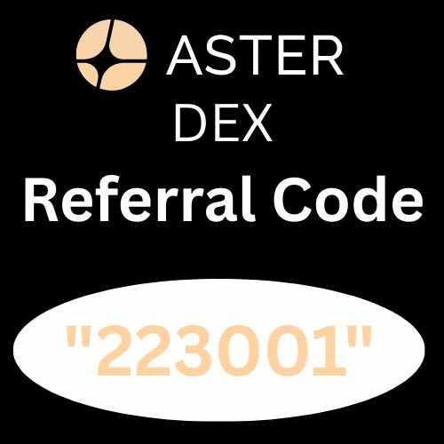 Aster DEX Referral Code "223001" Get 20% OFF On Trading Fees
