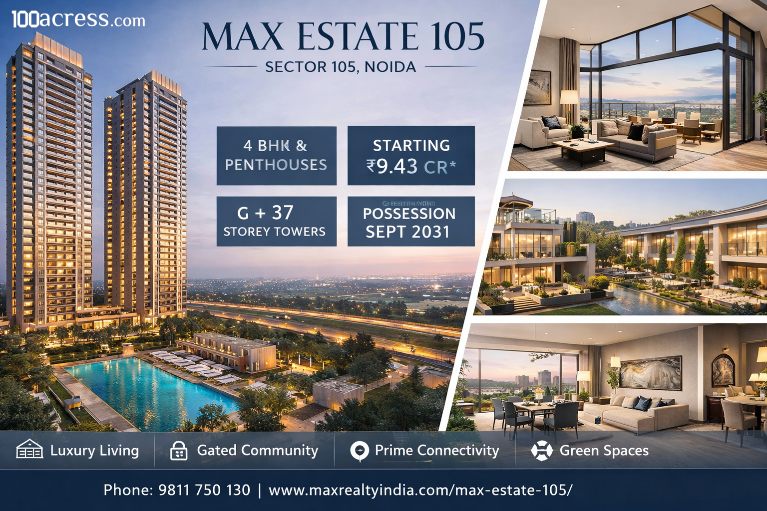 Why Max Estate 105 Sector 105 Noida is the Next Big Luxury Address in NCR (2026 Guide)