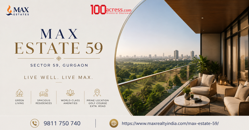 Max Estate 59 Sector 59 Gurgaon – The Future of Elite Living on Golf Course Extension Road
