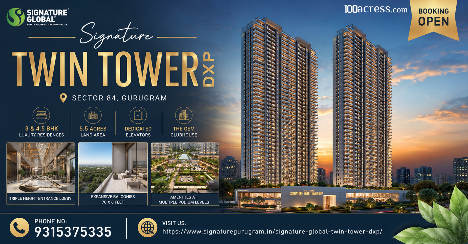 Signature Twin Tower DXP Could Be Gurgaon’s Best Real Estate Investment of 2026