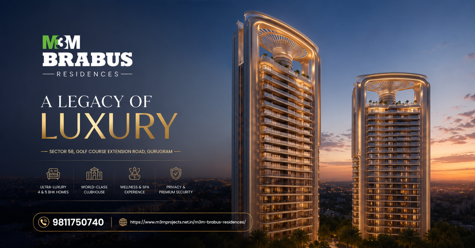 M3M Brabus Residences: Gurgaon’s Most Exclusive Branded Luxury Address Is Here