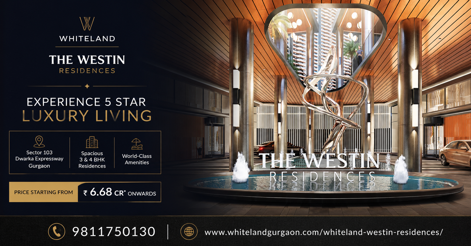 Whiteland Westin Residences Sector 103 Gurgaon: Luxury Apartments That Raise the Bar