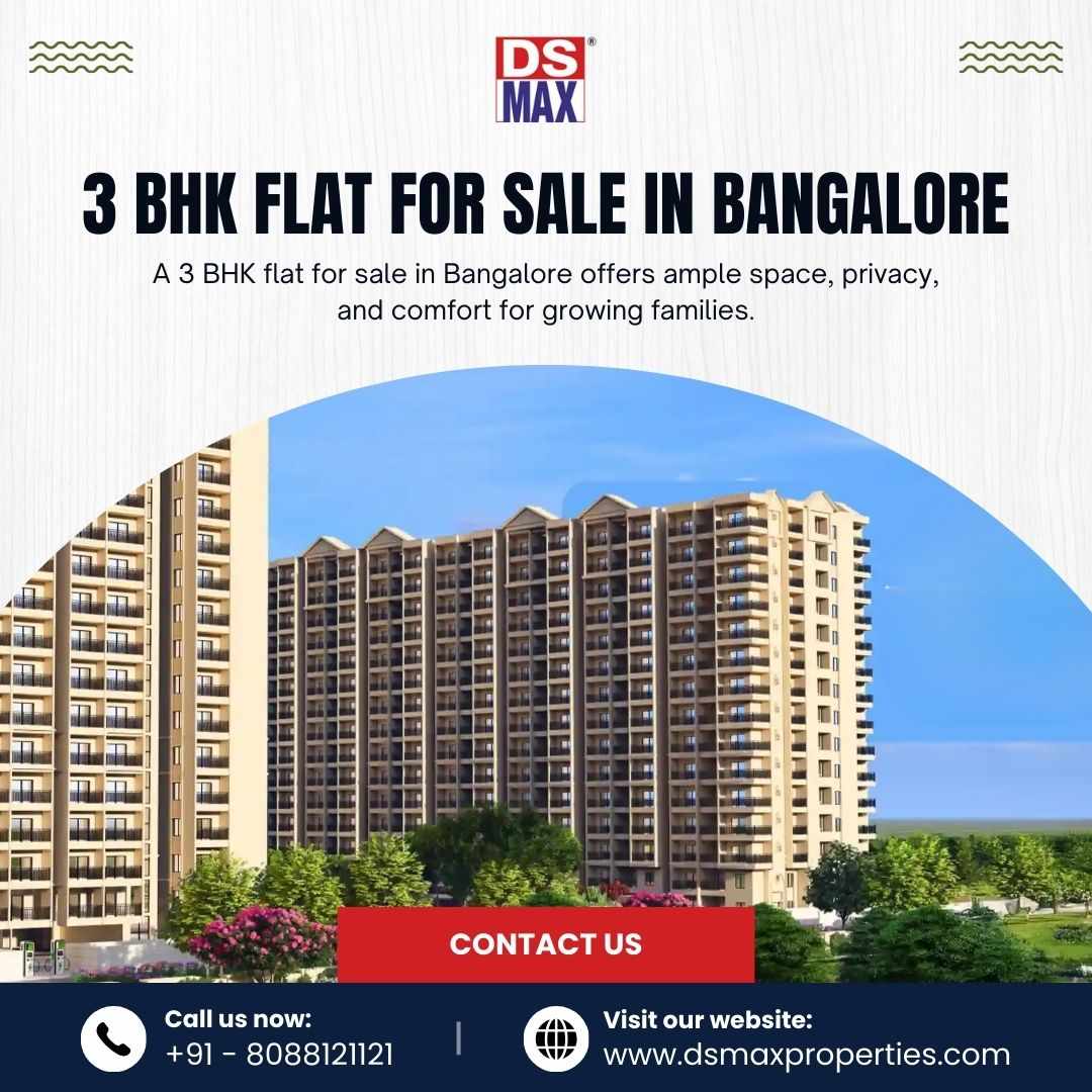 Spacious Luxury Homes Await | 3 BHK Flat for Sale in Bangalore