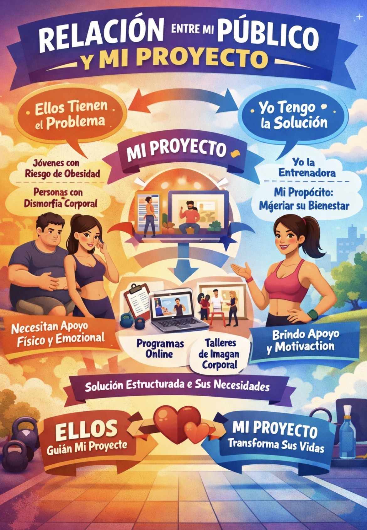 Relacion entre el publico y proyecto