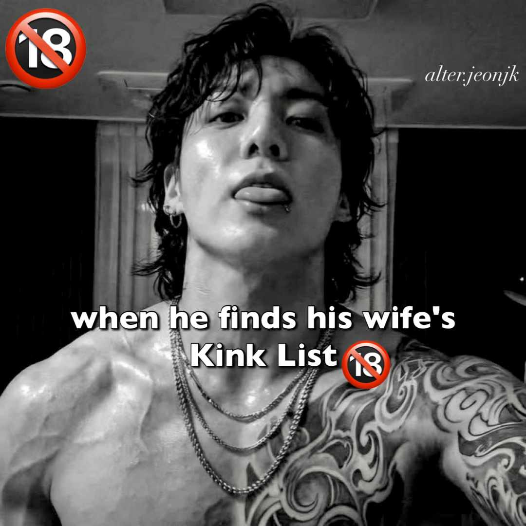 he finds his wife's kink-list