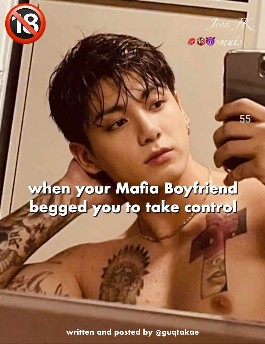 when your Mafia Boyfriend begged you to take control