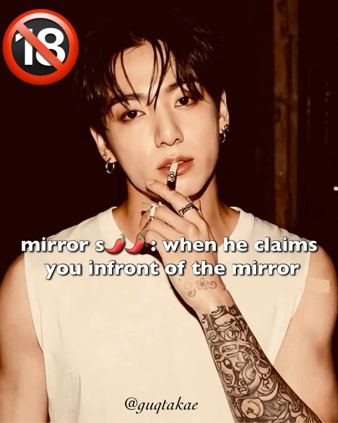 he rails you infront of the mirror