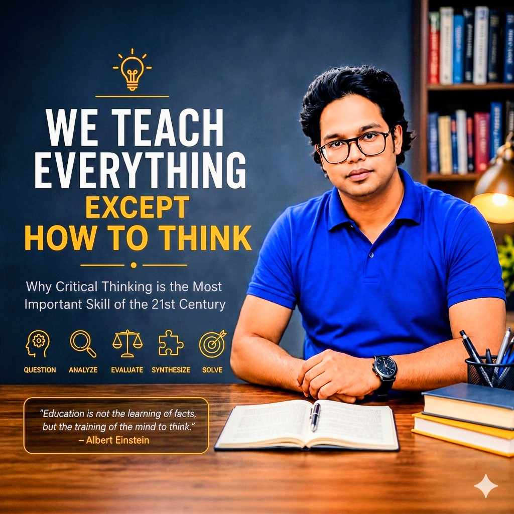 Critical Thinking: The Skill We Need to Learn Before Everything Else