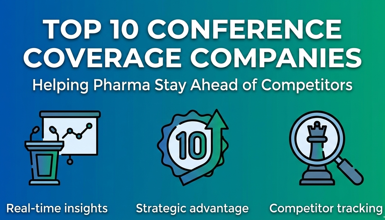 Top 10 Conference Coverage Companies Helping Pharma Stay Ahead of Competitors